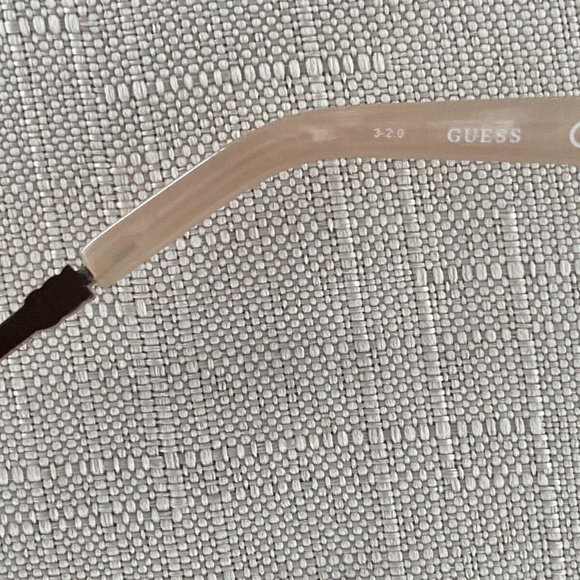 Guess Women Sunglasses GF0388 28T 66[]14 135 Eye Wear Gold Tone Half Rim Shades - Picture 6 of 11